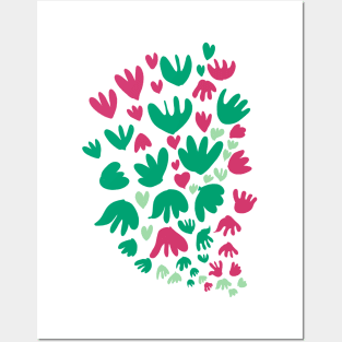 Matisse Cherry Green Abstract Flowers Posters and Art